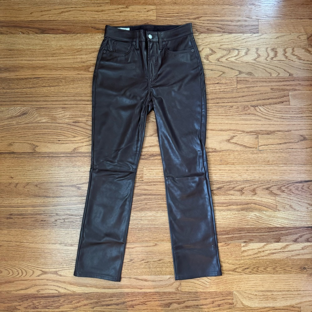GAP Chocolate Leather Pants